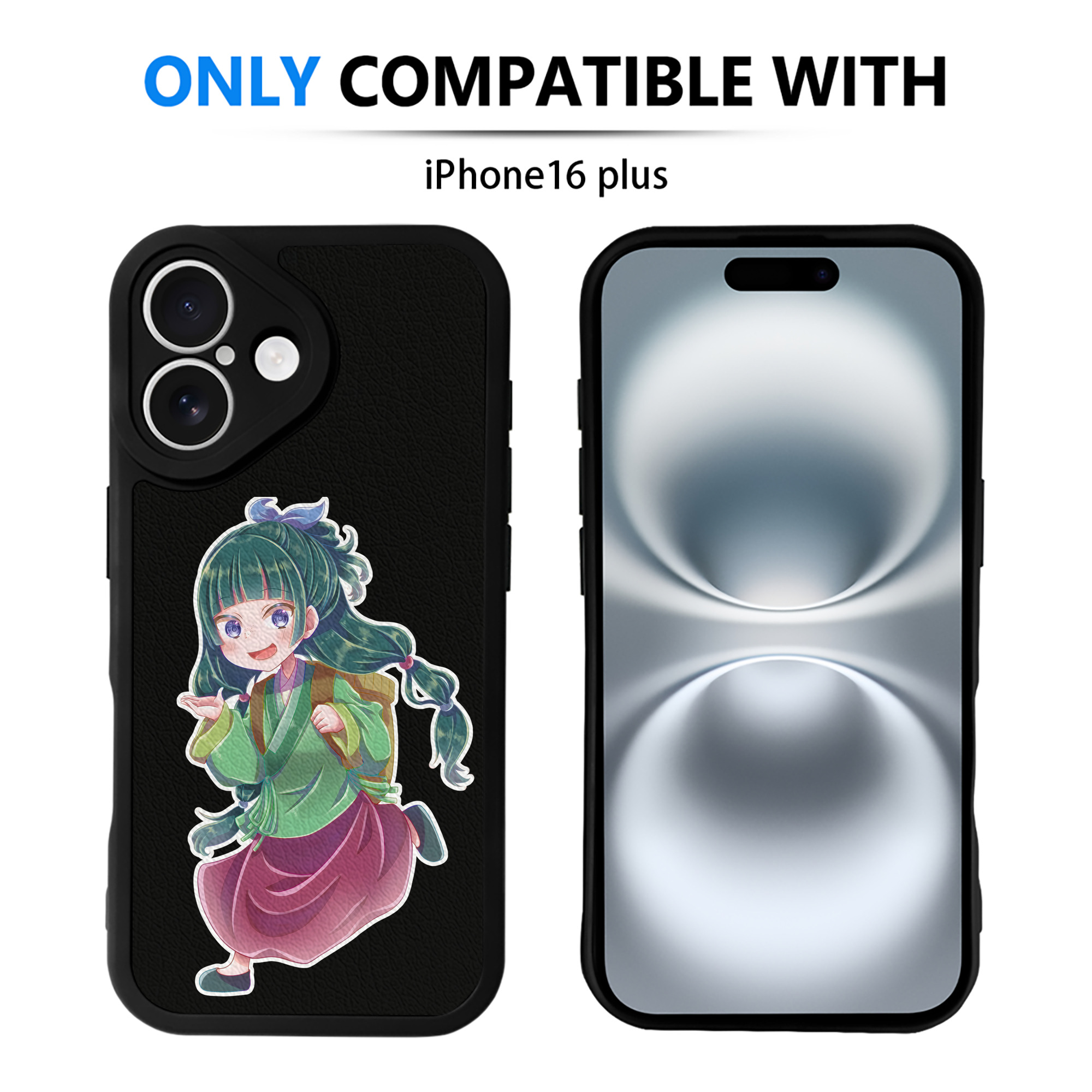 薬屋のひとりごと The Apothecary Diaries 【iPhone 16シリーズ対応】シリコンスマホケース（レザー調） 材質：シリコン